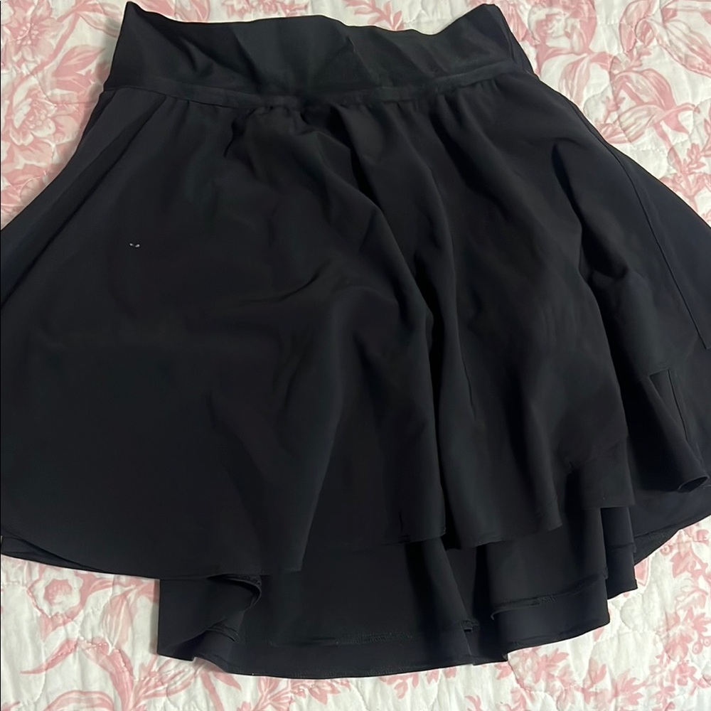 Chic Black Skater Skirt